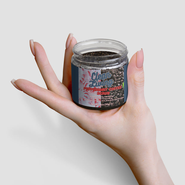 Peppermint Coffee Scrub